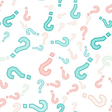 Kusursuz bir örnek. Soru işaretleri, şüphe, faq