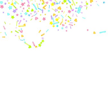 Pırıl pırıl. Kek, tatlı, fırın konfetisi.