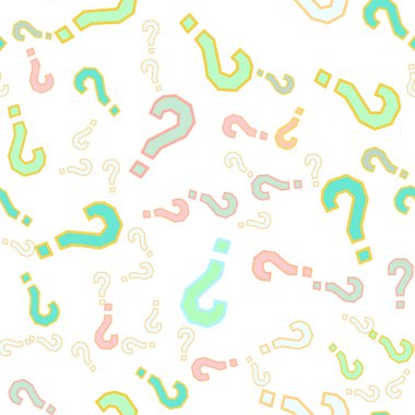 Kusursuz bir örnek. Soru işaretleri, şüphe, faq