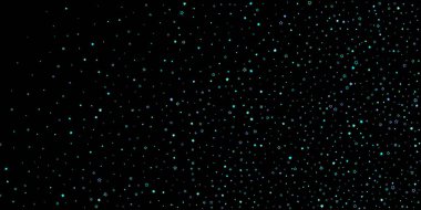 Mavi, turkuaz, turkuaz parıltılı yıldızlar, konfeti.