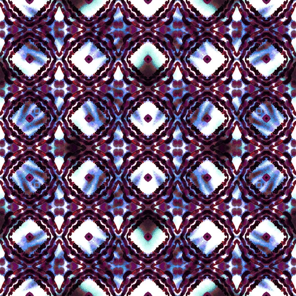 Mozaika powierzchniowa akwareli. Niebieski, cyjan, indygo — Zdjęcie stockowe