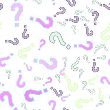 Kusursuz bir örnek. Soru işaretleri, şüphe, faq