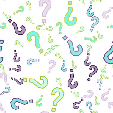 Kusursuz bir örnek. Soru işaretleri, şüphe, faq