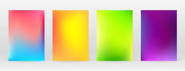 Pastel Soft. Conjunto de gradiente de arco-íris Fundo de cor —  Vetores de Stock