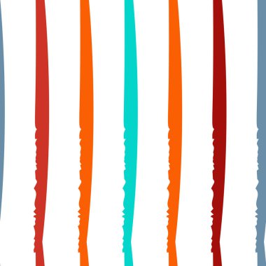 Dikey Çizgili Yaz Motifi. Modern Kusursuz Desen.