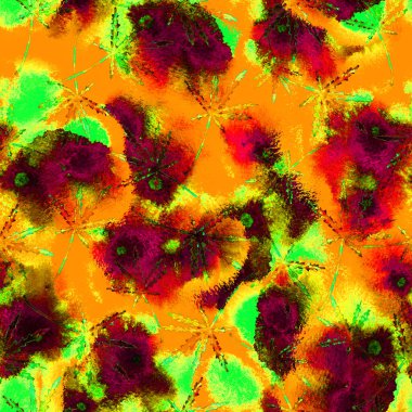 Esrar pürüzsüz suluboya deseni bırakır