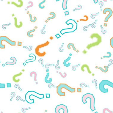 Kusursuz bir örnek. Soru işaretleri, şüphe, faq