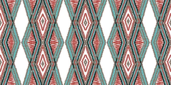 Tapete Árabe Cornflower. Indigo Tie Dye Vector padrão sem costura. Navajo Tapete Textura desenhada. Textura de tecido japonês frio. Telha de tecido tradicional . — Vetor de Stock