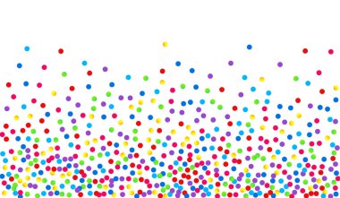 Gökkuşağı Polka Noel Arkaplanı. Yuvarlak Doku 'yu kutlayın. Davetiye Duvar Kağıdı. Beyaz Polka Davetiye Arkaplanı. Çember Soyut Arkaplan.