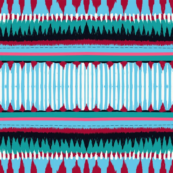 Gloss tribal vector nahtloses Muster. Ozean — Stockvektor