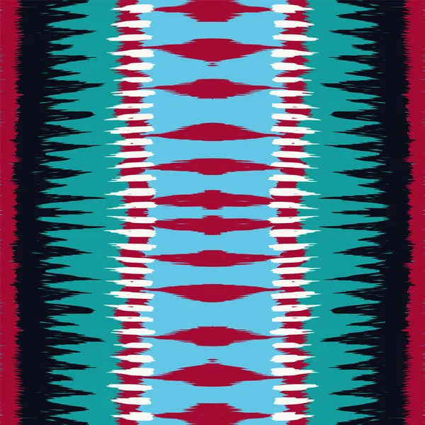 Κόκκινο Shibori Vector Seamless μοτίβο. Μαρούν — Διανυσματικό Αρχείο