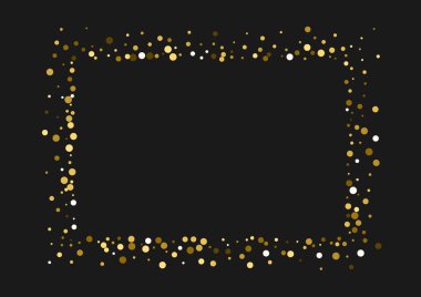 Siyah Çember Vektör Arkaplanı. 