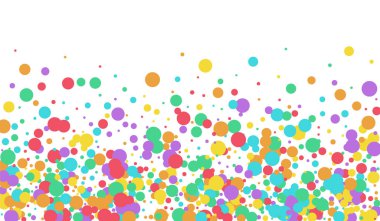 Yeşil Çember Soyut Tasarım. Kutlama Parıltısı Şablonu. Mutlu Kart. Sarı Nokta Mutlu Kartpostal. Nokta Düşen Şablon.