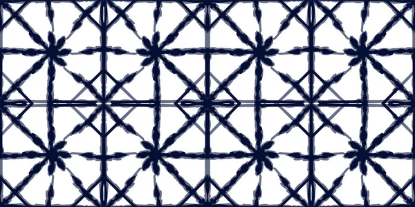 İndigo Halı Vektörü Kusursuz Desen.