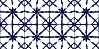 Sörf Shibori Vektör Kusursuz Desen. 