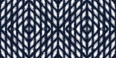 Denizci Shibori Vektörü Kusursuz Desen.