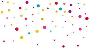 Renk Bağımsızlığı Polka Arkaplanı. Sarı Eğlence Çemberi Arkaplanı. Vektör deseni. Karnaval Yeşil İllüstrasyon.