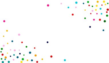 Sarı Kutlama Konfeti Deseni. Turuncu Kutlama Noktası Bayrağı. Mutlu Bayrak. Soyut Gökkuşağı Dokusu.