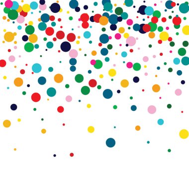 Gökkuşağı Davetiye Çemberi Çizimi. Beyaz Karnaval Çemberi Düzeni. Festival dokusu. Düşen Bayram Beyaz Arkaplanı.