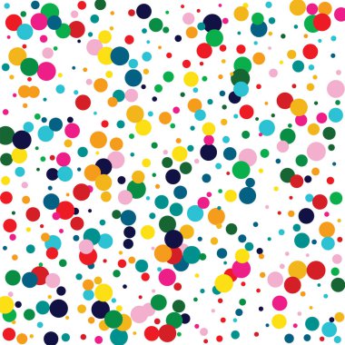 Color Vector Polka Postcard. Color Celebration Rain Texture. Independence Card. Effect Yellow Backdrop.