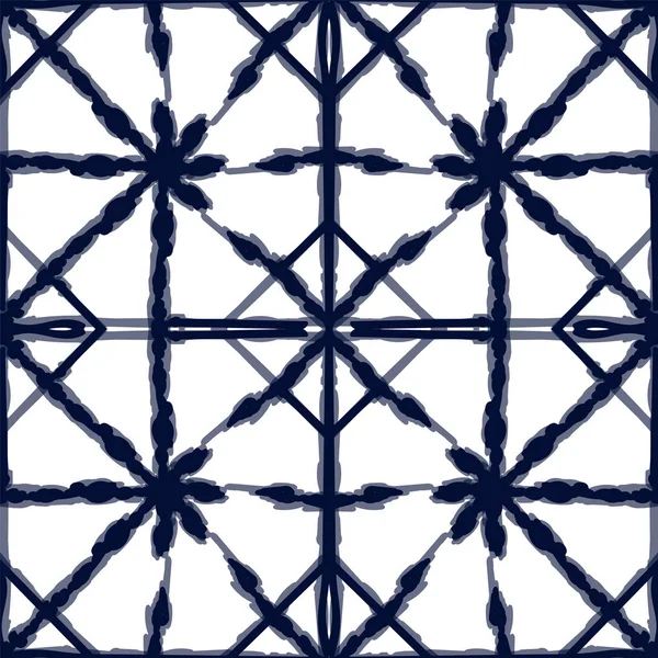 Modèle sans couture de vecteur rayé de bleuet . — Image vectorielle