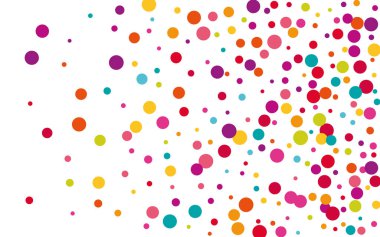 Gökkuşağı Uçan Parlak Kartı. Renk Efekti Yuvarlak Deseni. Vektör Tasarımı. Noel Beyaz Tasarımı.