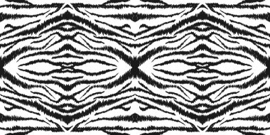 Beyaz Hayvan Zebra Deri Vektörü Kusursuz Desen