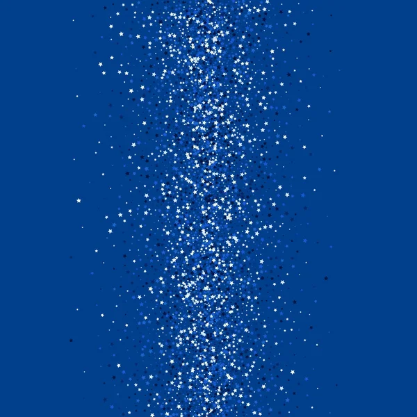 Синій Confetti Xmas Векторний фон. Абстрактні небесні шпалери. Чарівний світловий фон. Срібна графічна галактика Ілюстрація . — стоковий вектор