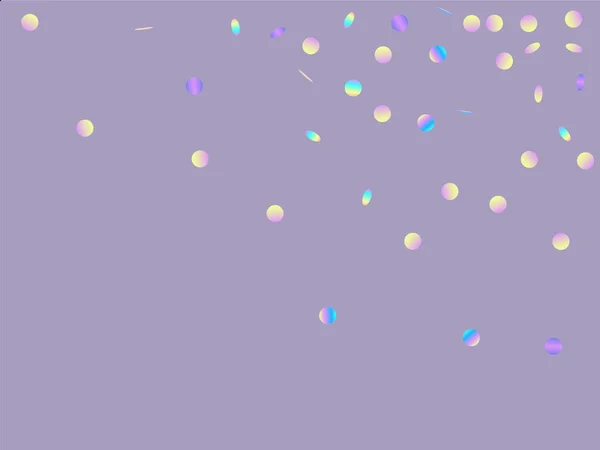 Colore sfondo trasparente Confetti . — Vettoriale Stock