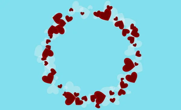 Weiße valentines Vektor Herz Hintergrund. Streuung — Stockvektor