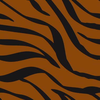 Taklit Zebra Cilt Moda Vektörü Kusursuz 