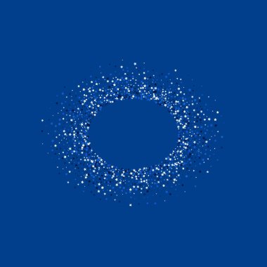 Beyaz Parıltı Dijital Sınır. Parti Parıltısı Deseni. Parlak Gökyüzü Şablonu. Koyu Grafik Kutlama Duvar Kağıdı.