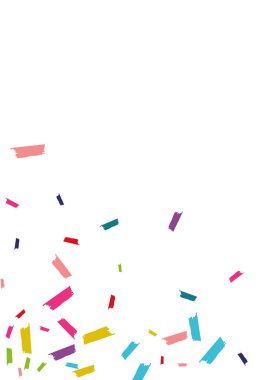 Renkli Karnaval Parlak Doku. Toz Kartı. Konfeti Karnaval Arkaplanı. Renkli Davet SancağıName.