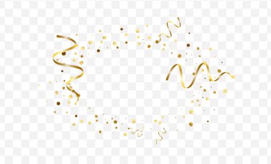 Gradyan Rasgele Konfeti Kartı. Parti Noktası 