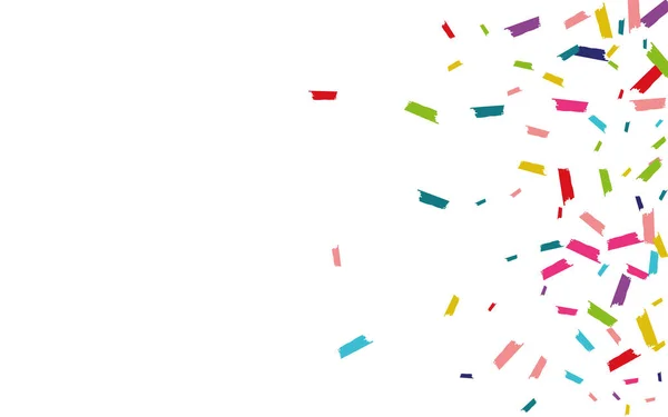 Couleur tombantIllustration ronde festive. Motif de pluie. Splash Festival Illustration. Carte postale transparente Rainbow . — Image vectorielle