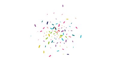 Gökkuşağı Efekti Konfeti Arkaplanı. Toz duvar kağıdı. Confetti Top Duvar Kağıdı. Gökkuşağı Kartpostalı Kutla.