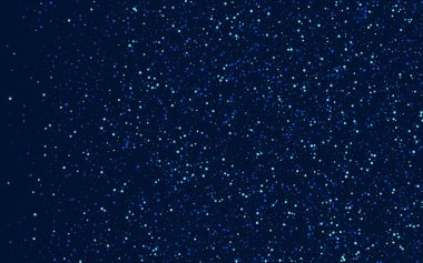 Karanlık Kutlama Vektörü Yağmur Arkaplanı. Mavi 