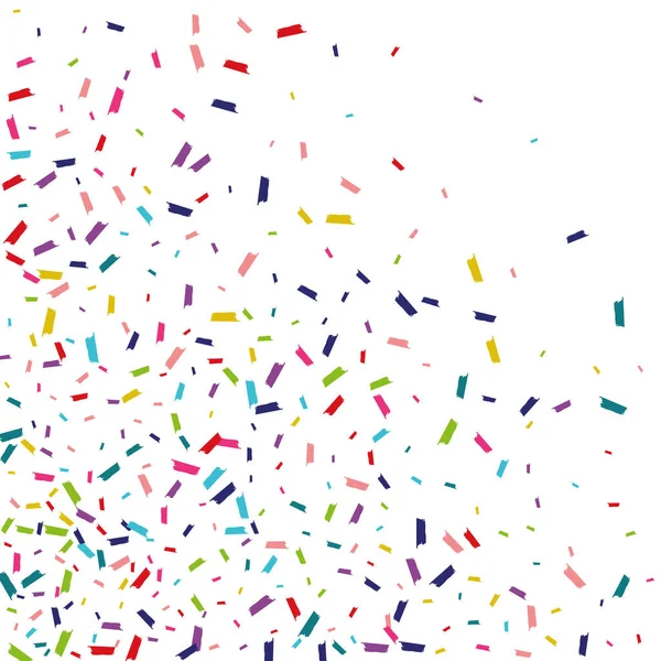 Renkli Soyut Konfeti Kartpostalı. Konfeti Davetiyesi. Yuvarlak Festival Bayrağı. Renk Bağımsızlığı Arkaplanı.