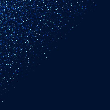 Mavi Parlak Vektör Parlatma Tasarımı. Gümüş Düşüyor 