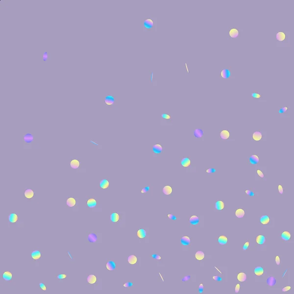 Rainbow Flying Confetti Fondo. Fondo de polvo. Patrón de decoración de brillo. Tarjeta de efecto de color . — Archivo Imágenes Vectoriales