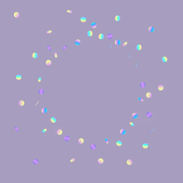 Color Fun Shine Design. Confetti Backdrop. Pozvánka na splash Flying. Rainbow FallingFestive Card. — Stockový vektor
