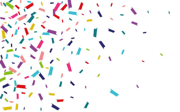 Rainbow Celebrate Rain Wallpaper. Round Background. Confetti Carnival Banner. Color FallingFestive Backdrop.