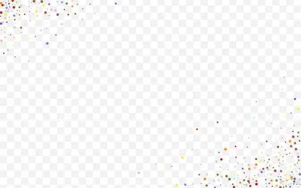 Χρωματική Πρόσκληση Εικονογράφηση Polka. Χαρούμενη λευκή — Διανυσματικό Αρχείο