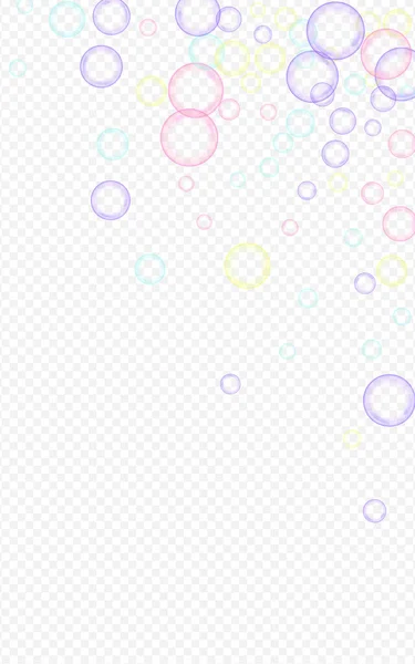 Fondo transparente líquido jabonoso blanco . — Vector de stock