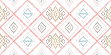 Kırmızı ve Mavi Çizgili Modern Vektör Kusursuz 