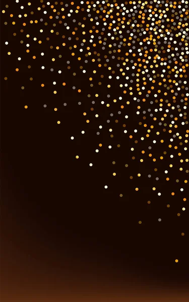 Gold Glow Light Brown dunkler Hintergrund. Goldene — Stockvektor