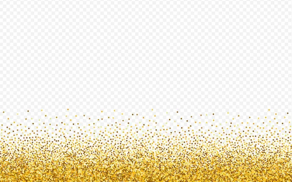 Polka oro rico fondo transparente . — Vector de stock