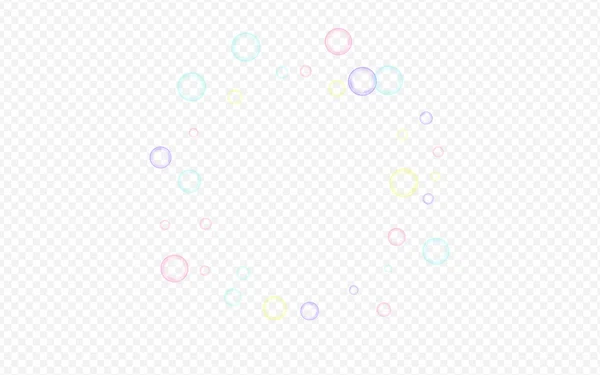 Цветной 3d круг изолированный прозрачный — стоковый вектор