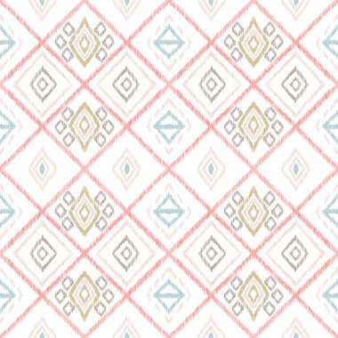 Mavi Kare Kumaş Vektörü Kusursuz Desen. 