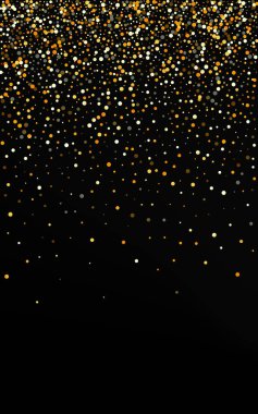 Altın Sıçrama Mutlu Siyah Arka plan. Altın 